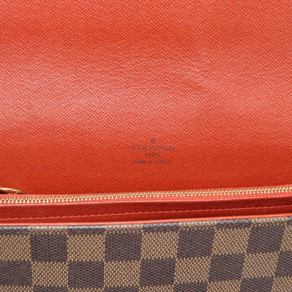 LOUIS VUITTON Damier Ebene Tribeca Ron Shoulder Bag N51160 LV Auth 190944