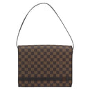 LOUIS VUITTON Damier Ebene Tribeca Ron Shoulder Bag N51160 LV Auth 190944-2