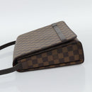 LOUIS VUITTON Damier Ebene Tribeca Ron Shoulder Bag N51160 LV Auth 190944-4