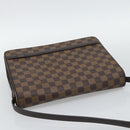 LOUIS VUITTON Damier Ebene Tribeca Ron Shoulder Bag N51160 LV Auth 190944-6