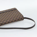 LOUIS VUITTON Damier Ebene Tribeca Ron Shoulder Bag N51160 LV Auth 190944-7