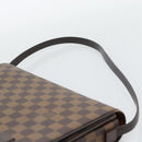 LOUIS VUITTON Damier Ebene Tribeca Ron Shoulder Bag N51160 LV Auth 190944-8