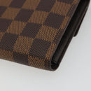 LOUIS VUITTON Damier Ebene Porte Tresor Etui Papie Wallet N61202 LV Auth 190945A-10