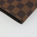 LOUIS VUITTON Damier Ebene Porte Tresor Etui Papie Wallet N61202 LV Auth 190945A-16