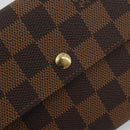 LOUIS VUITTON Damier Ebene Porte Tresor Etui Papie Wallet N61202 LV Auth 190945A-17