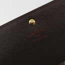 LOUIS VUITTON Damier Ebene Porte Tresor Etui Papie Wallet N61202 LV Auth 190945A-8