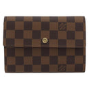 LOUIS VUITTON Damier Ebene Porte Tresor Etui Papie Wallet N61202 LV Auth 190945A-2