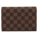 LOUIS VUITTON Damier Ebene Porte Tresor Etui Papie Wallet N61202 LV Auth 190945A-2