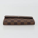 LOUIS VUITTON Damier Ebene Porte Tresor Etui Papie Wallet N61202 LV Auth 190945A-6