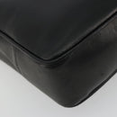 CHANEL COCO Mark Tote Bag Leather Black Gold CC Auth 190947SAV-16