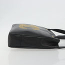CHANEL COCO Mark Tote Bag Leather Black Gold CC Auth 190947SAV-3