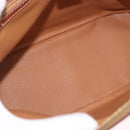 CELINE Macadam Hand Bag PVC Leather Brown Gold Auth 190952A-11