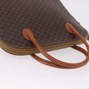 CELINE Macadam Hand Bag PVC Leather Brown Gold Auth 190952A-6