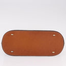 CELINE Macadam Hand Bag PVC Leather Brown Gold Auth 190952A-5