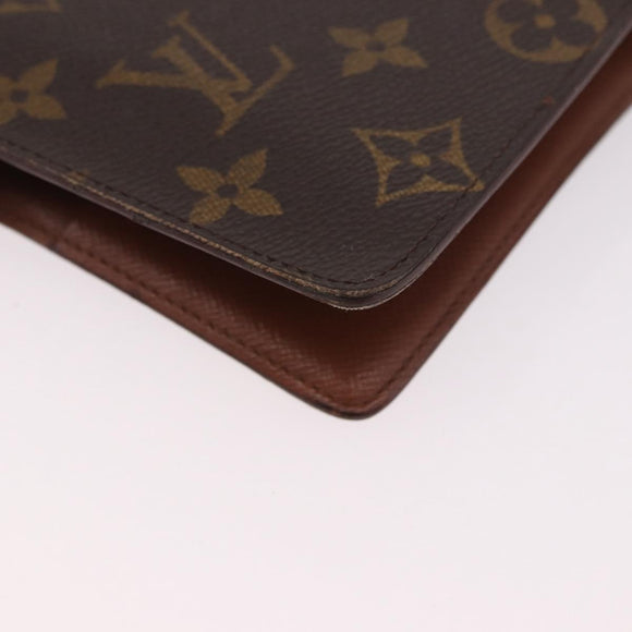LOUIS VUITTON Monogram Agenda MM Day Planner Cover R20105 LV Auth 190953