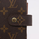 LOUIS VUITTON Monogram Agenda MM Day Planner Cover R20105 LV Auth 190953-12
