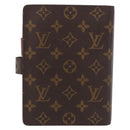 LOUIS VUITTON Monogram Agenda MM Day Planner Cover R20105 LV Auth 190953-3
