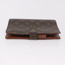 LOUIS VUITTON Monogram Agenda MM Day Planner Cover R20105 LV Auth 190953-4