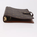 LOUIS VUITTON Monogram Agenda MM Day Planner Cover R20105 LV Auth 190953-7