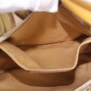 Salvatore Ferragamo Hand Bag Canvas Multicolor Gold Auth 190954-21