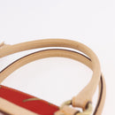 Salvatore Ferragamo Hand Bag Canvas Multicolor Gold Auth 190954-8