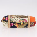 Salvatore Ferragamo Hand Bag Canvas Multicolor Gold Auth 190954-5