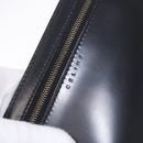 CELINE Macadam Hand Bag PVC Leather Black Gold Auth 190956A-16