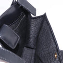 CELINE Macadam Hand Bag PVC Leather Black Gold Auth 190956A-19
