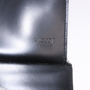 CELINE Macadam Hand Bag PVC Leather Black Gold Auth 190956A-24