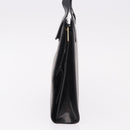 CELINE Macadam Hand Bag PVC Leather Black Gold Auth 190956A-4