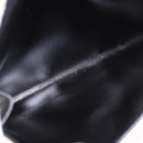 HERMES Pochetto Rio Clutch Bag Leather Black Gold Auth 190962M-11