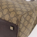 GUCCI GG Supreme Tote Bag PVC Leather Beige 91249 Auth 190967-11