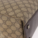 GUCCI GG Supreme Tote Bag PVC Leather Beige 91249 Auth 190967-12