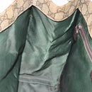 GUCCI GG Supreme Tote Bag PVC Leather Beige 91249 Auth 190967-19