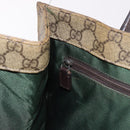 GUCCI GG Supreme Tote Bag PVC Leather Beige 91249 Auth 190967-20