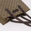 GUCCI GG Supreme Tote Bag PVC Leather Beige 91249 Auth 190967-6