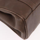 GUCCI Hand Bag Leather Brown Gold 000 46 4857 Auth 190970-9