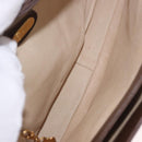 GUCCI Hand Bag Leather Brown Gold 000 46 4857 Auth 190970-11