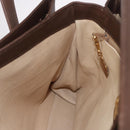 GUCCI Hand Bag Leather Brown Gold 000 46 4857 Auth 190970-20