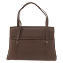 GUCCI Hand Bag Leather Brown Gold 000 46 4857 Auth 190970-2