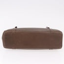 GUCCI Hand Bag Leather Brown Gold 000 46 4857 Auth 190970-5