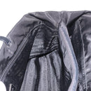 PRADA Tote Bag Nylon Black Silver Auth 190972A-20