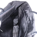 PRADA Tote Bag Nylon Black Silver Auth 190972A-22