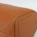 LOUIS VUITTON Epi Keepall 45 Boston Bag Brown Zipangu Gold M42978 LV Auth 190973-8