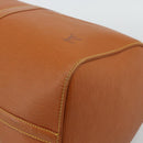 LOUIS VUITTON Epi Keepall 45 Boston Bag Brown Zipangu Gold M42978 LV Auth 190973-16