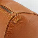 LOUIS VUITTON Epi Keepall 45 Boston Bag Brown Zipangu Gold M42978 LV Auth 190973-9