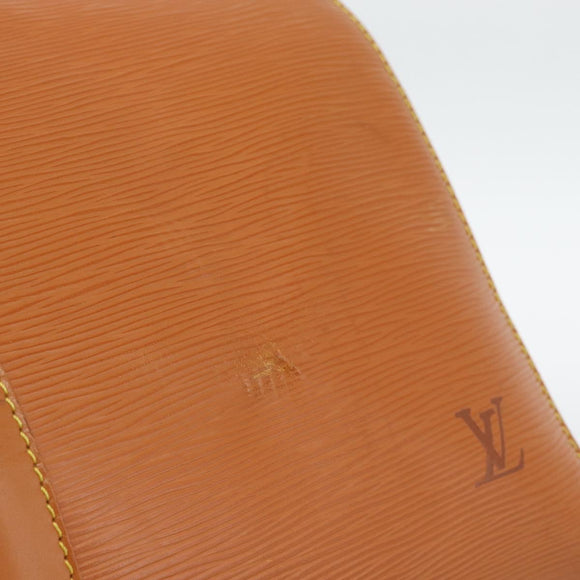 LOUIS VUITTON Epi Keepall 45 Boston Bag Brown Zipangu Gold M42978 LV Auth 190973