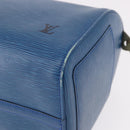 LOUIS VUITTON Epi Speedy 35 Hand Bag Toledo Blue M42995 LV Auth 190979A-14