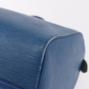 LOUIS VUITTON Epi Speedy 35 Hand Bag Toledo Blue M42995 LV Auth 190979A-16