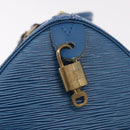 LOUIS VUITTON Epi Speedy 35 Hand Bag Toledo Blue M42995 LV Auth 190979A-17